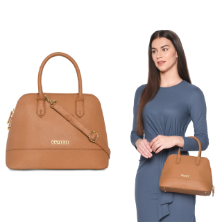 Flat 50 OFF 60 GP Cashback on Caprese Toni Satchel Small